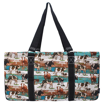 23" Country Side Moo Utility Bag