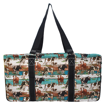 23" Country Side Moo Utility Bag