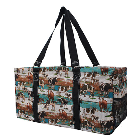 23" Country Side Moo Utility Bag