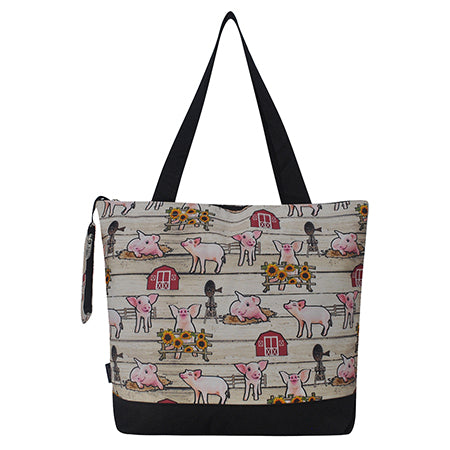 Piggy Farm Canvas Tote Bag