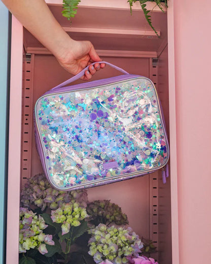 Purple Glitter Confetti Lunchbox