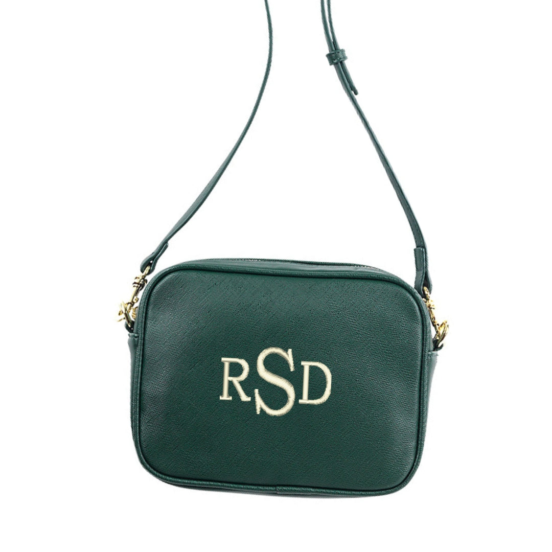 Personalized Emerald Crossbody Handbag