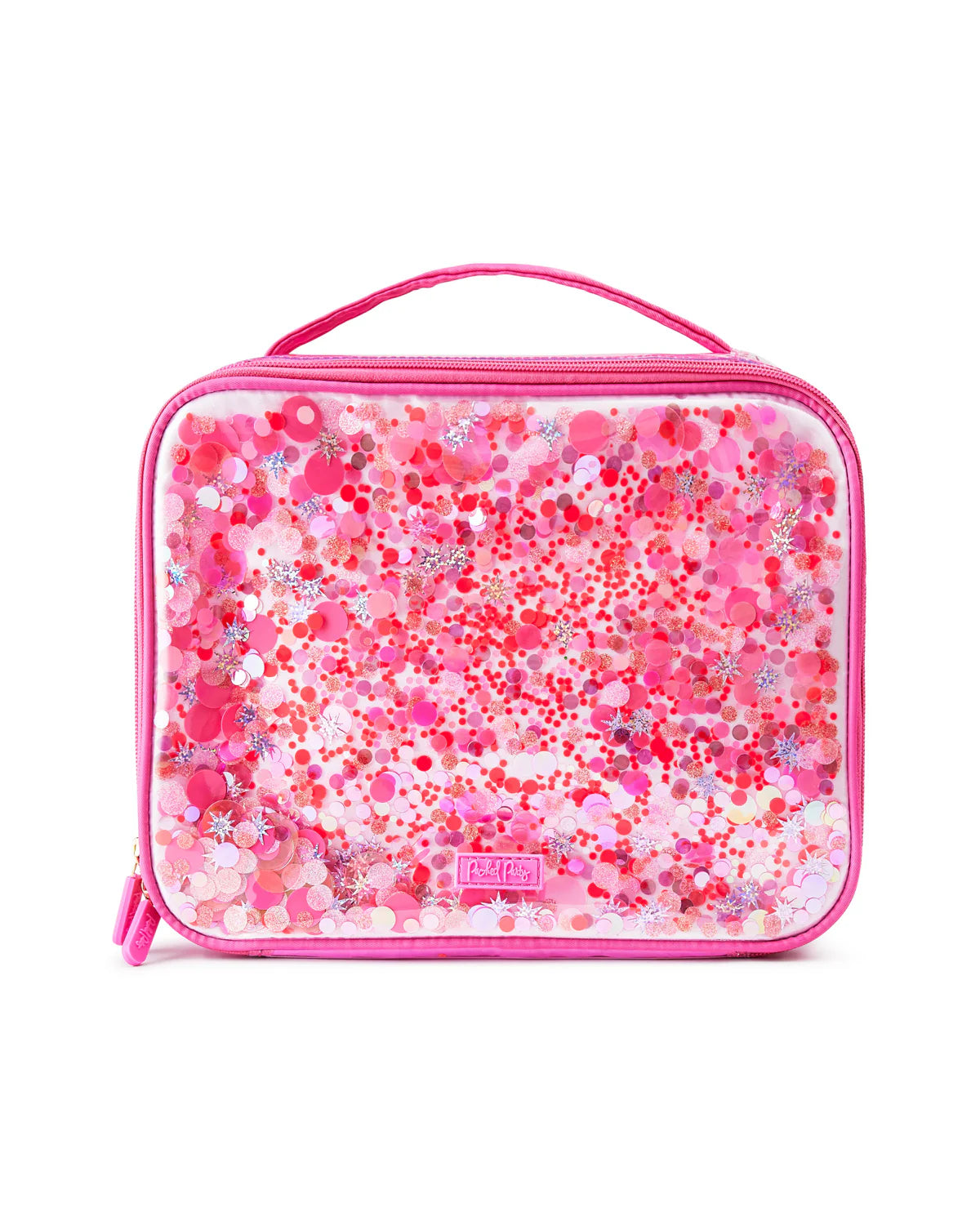 Hot Pink Glitter Confetti Lunchbox