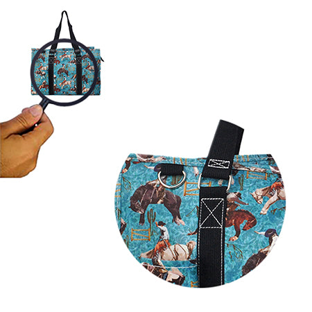 18" Giddy Up Zippered Caddy Large Organizer Tote Bag