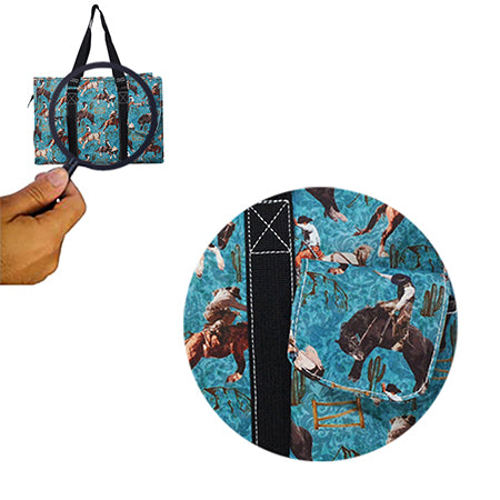 18" Giddy Up Zippered Caddy Large Organizer Tote Bag