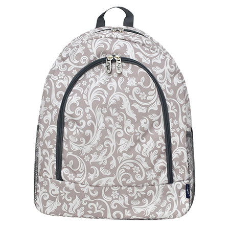 Floral Vines Canvas Backpack