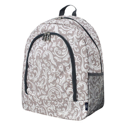 Floral Vines Canvas Backpack