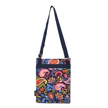 Paisley Whirl Messenger Hipster Bag