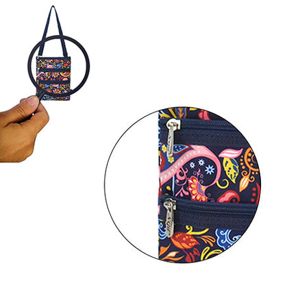 Paisley Whirl Messenger Hipster Bag