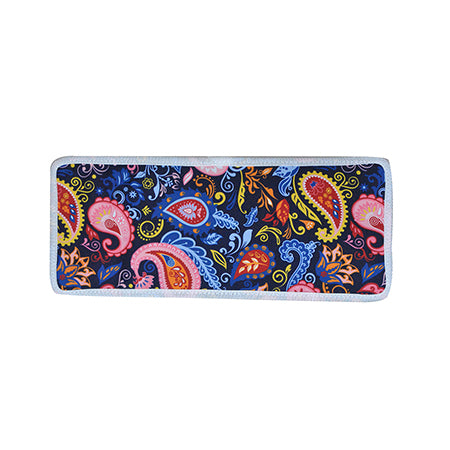 15" Paisley Whirl Zippered Caddy Organizer Tote Bag