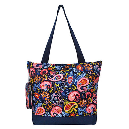 Paisley Whirl Canvas Tote Bag