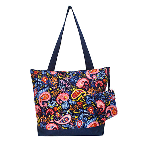 Paisley Whirl Canvas Tote Bag