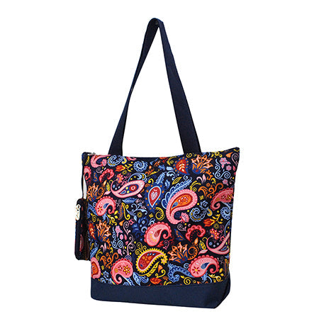 Paisley Whirl Canvas Tote Bag