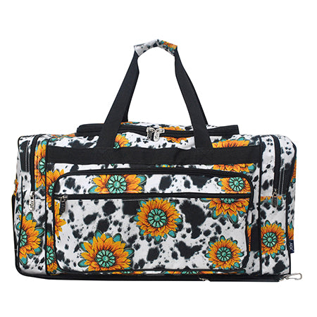 Sunflower Farm Canvas 23" Duffle Bag