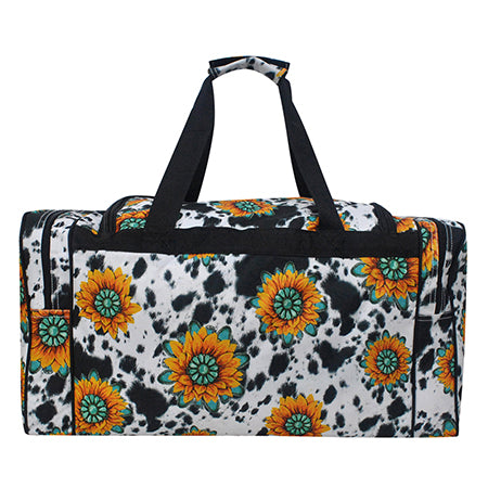 Sunflower Farm Canvas 23" Duffle Bag