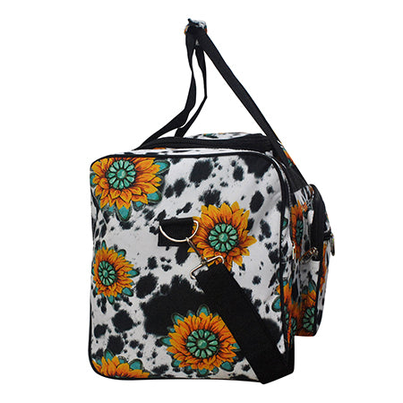 Sunflower Farm Canvas 23" Duffle Bag