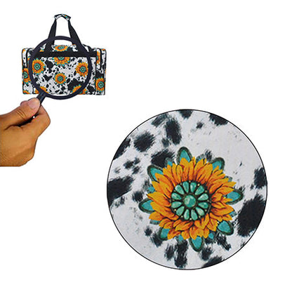 Sunflower Farm Canvas 23" Duffle Bag