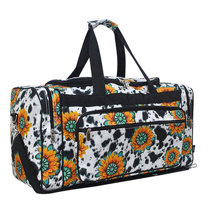 Sunflower Farm Canvas 23" Duffle Bag