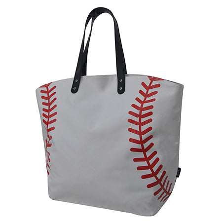 Baseball White Print Canvas Fashion Shoulder Bag