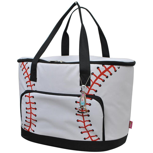 White Baseball Cooler Bag