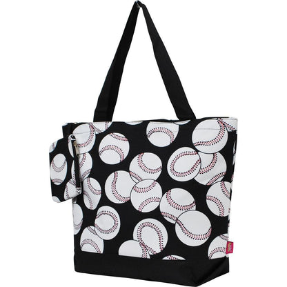 Baseball Canvas Tote Bag