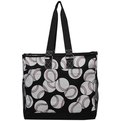 Baseball Tall Canvas Tote Bag