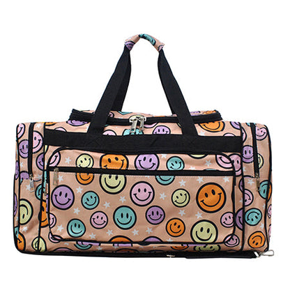 Happy Vibes Canvas 23" Duffle Bag