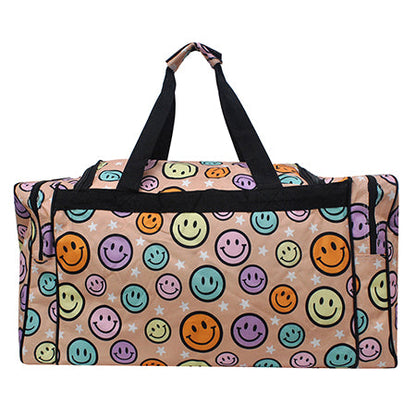 Happy Vibes Canvas 23" Duffle Bag