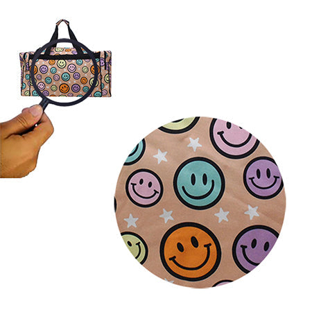 Happy Vibes Canvas 23" Duffle Bag