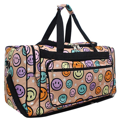 Happy Vibes Canvas 23" Duffle Bag