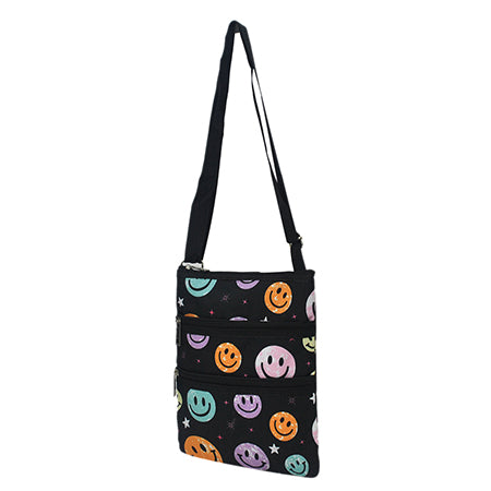 Smiley Faces Messenger Hipster Bag