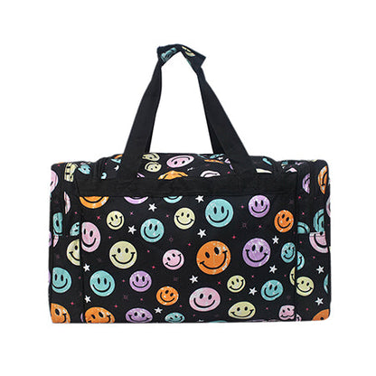 Smiley Faces Canvas 20" Duffle Bag