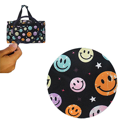 Smiley Faces Canvas 20" Duffle Bag