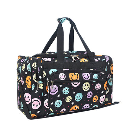 Smiley Faces Canvas 20" Duffle Bag