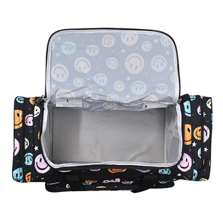 Smiley Faces Canvas 23" Duffle Bag