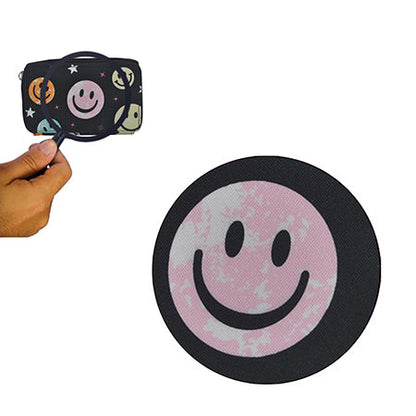 Smiley Face Canvas All in One Wallet