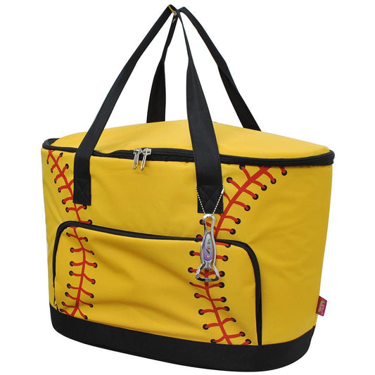 Softball Yellow Cooler Bag