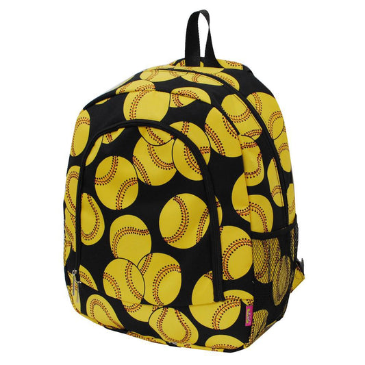 Softball Canvas Backpack