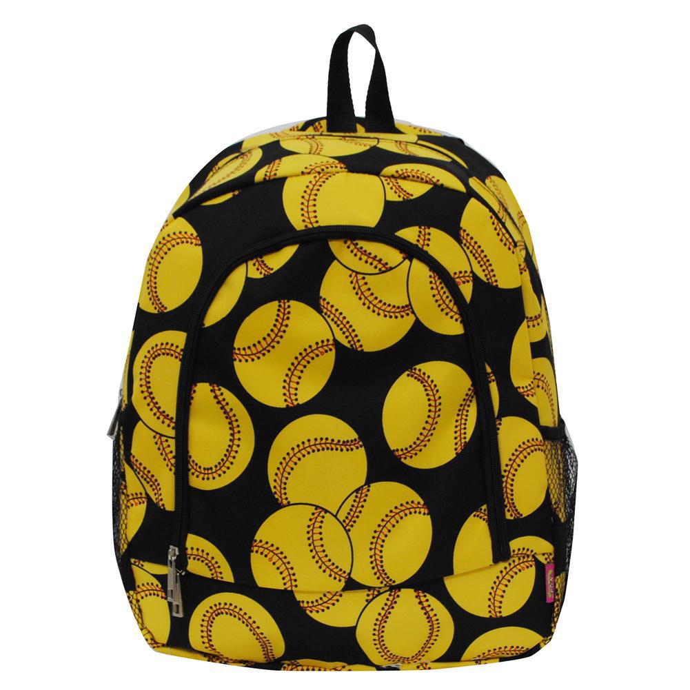 Softball Canvas Backpack