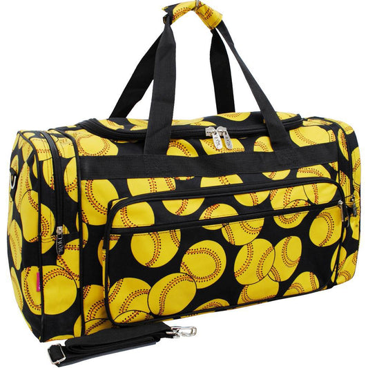 Softball Canvas 23" Duffle Bag