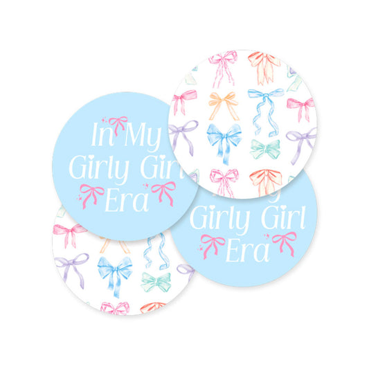 In My Girly Girl Era Bow Coaster Set