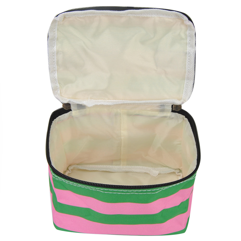 Pink Peppermint Cosmetic Case