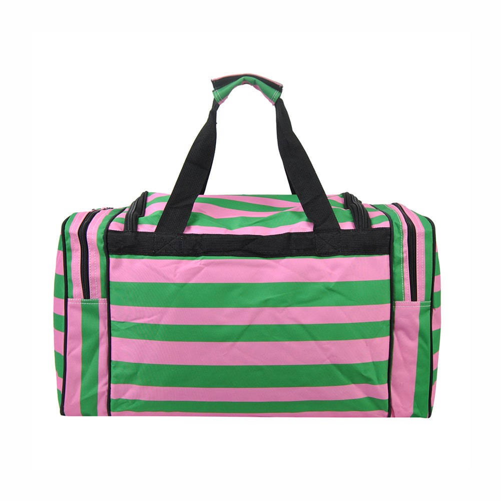 Pink Peppermint Canvas 20" Duffle Bag