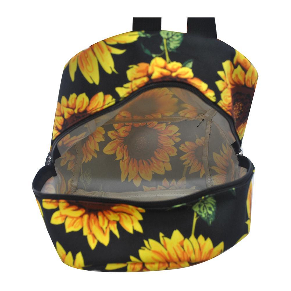 Sunflower Medium Size Canvas Backpack