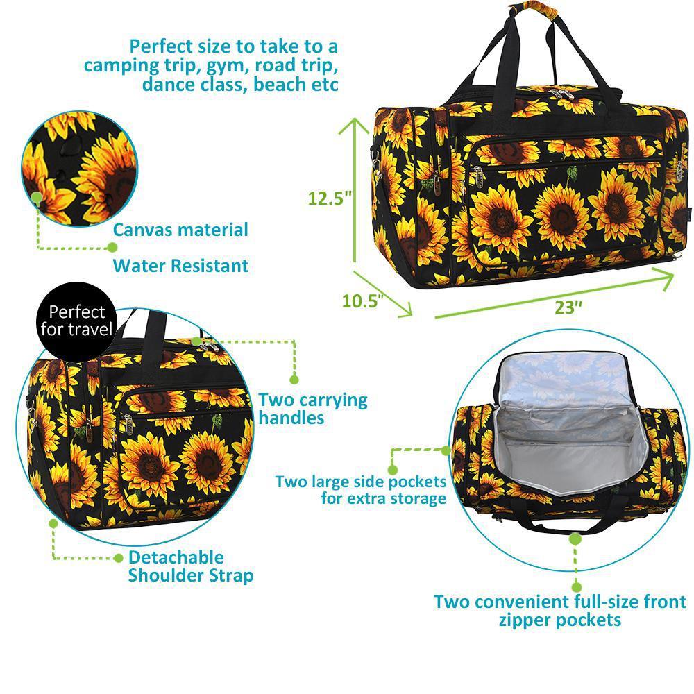 Sunflower Canvas 23" Duffle Bag