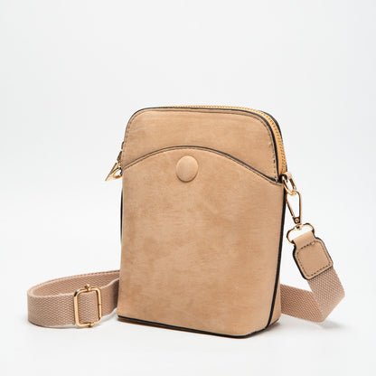 Tasia Mini Vegan Suede Crossbody Bag