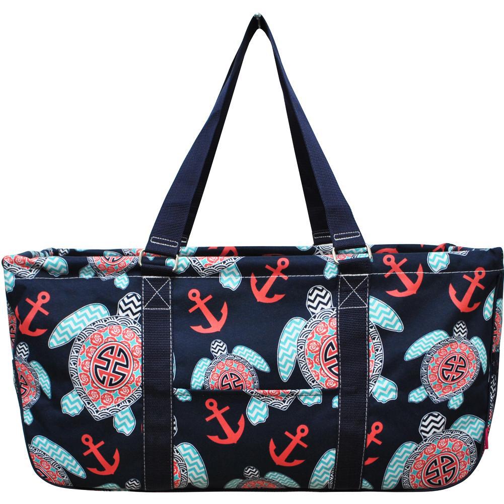 23" Ocean Sea Turtle Anchor Utility Bag