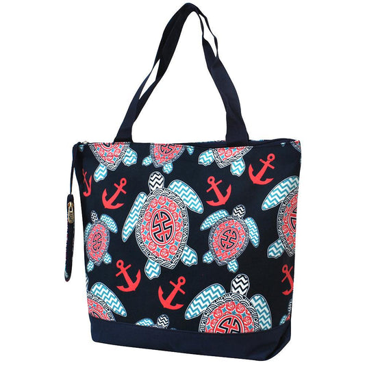 Ocean Sea Turtle Canvas Tote Bag