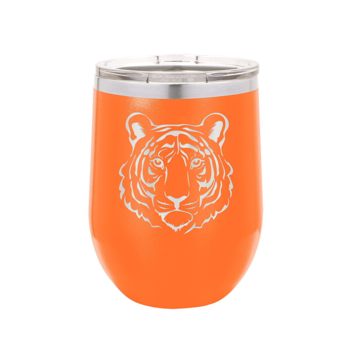 Tiger 12oz Orange Insulated Tumbler