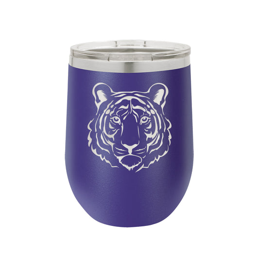 Tiger 12oz Purple Insulated Tumbler